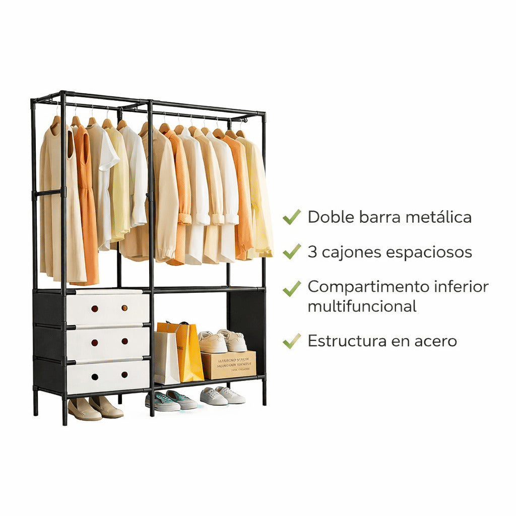 Closet Organizador Metálico | Ordena Fácil