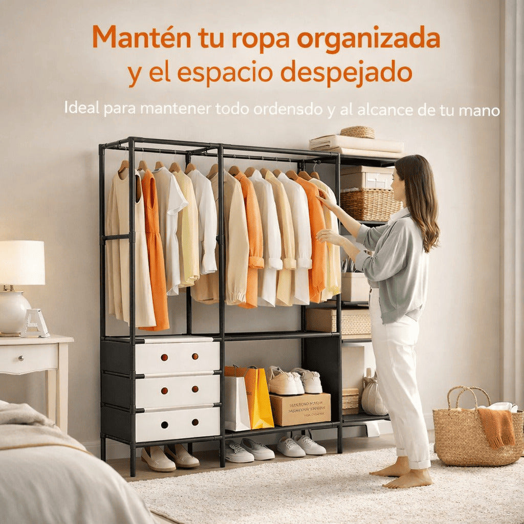 Closet Organizador Metálico | Ordena Fácil